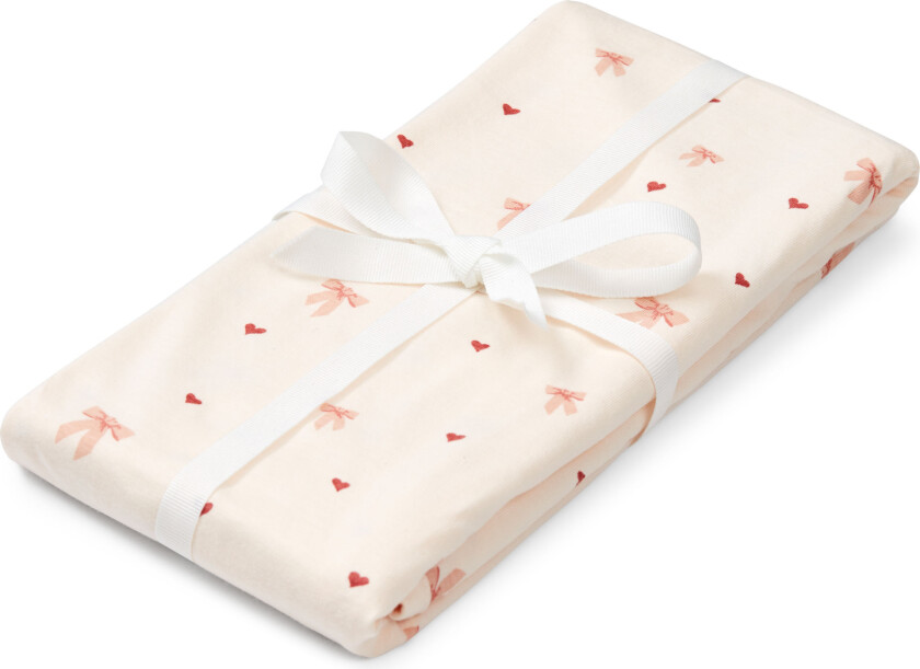 GOTS Jersey Swaddle Bows Bows One Size Rosa One Size kvinne