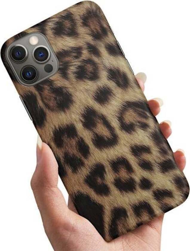 iPhone 12 Mini - Deksel/Mobildeksel Leopard