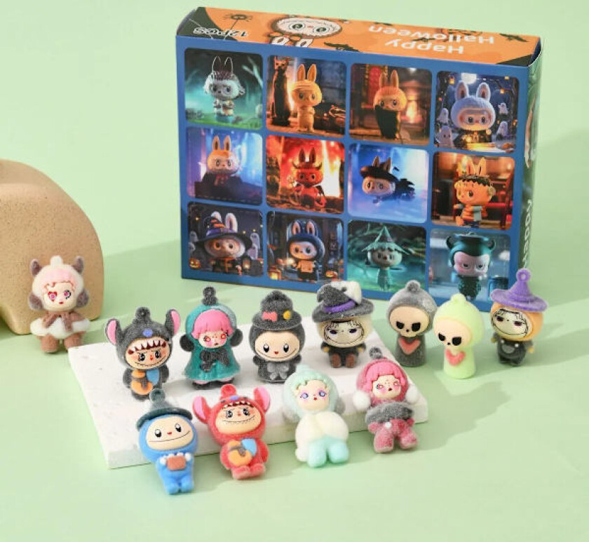 Monster Halloween Spesial Julekalender, hullglede-anheng, dekorasjonsartikler, barnegaver