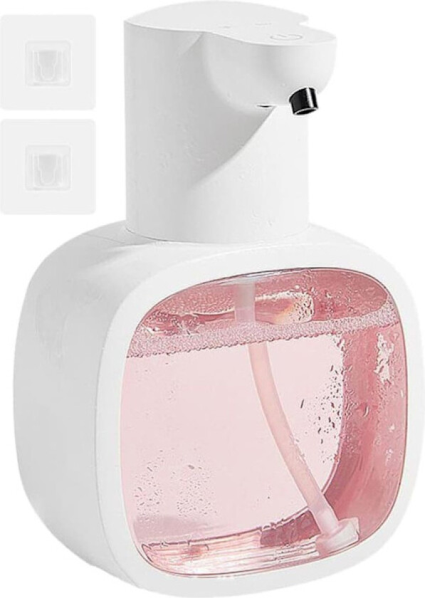 Såpedispenser 500 ml Oppladbar Veggmontert 4 Nivåer Kjøkken/Bad_qq