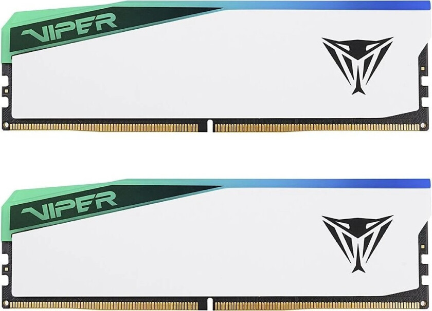 Patriot Viper Elite 5 RGB 32GB (2x16GB) DDR5 6000MHz CL30 RAM - Hvit