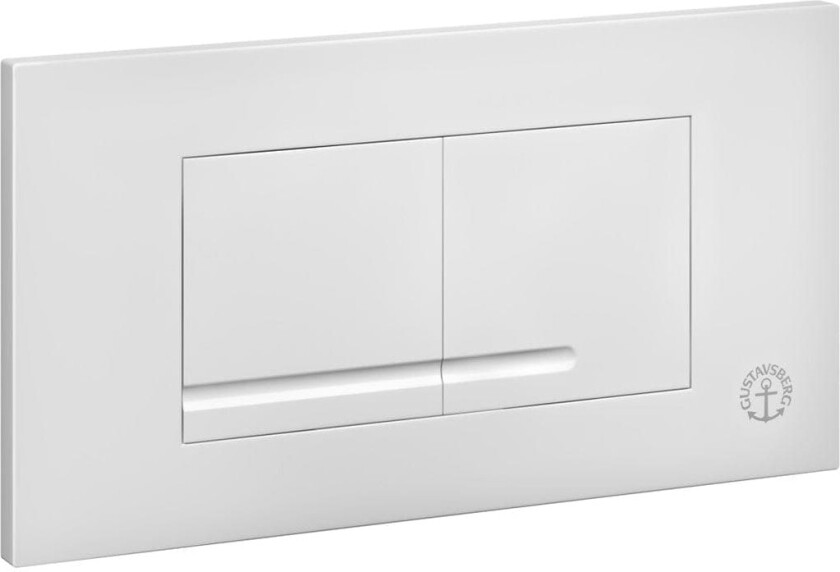 Betjeningsplate XT Plast - Triomont Hvit