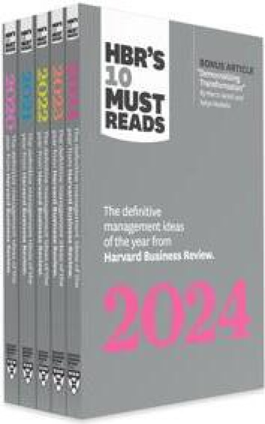 5 Years of Must Reads from HBR: 2024 Edition (5 Books)