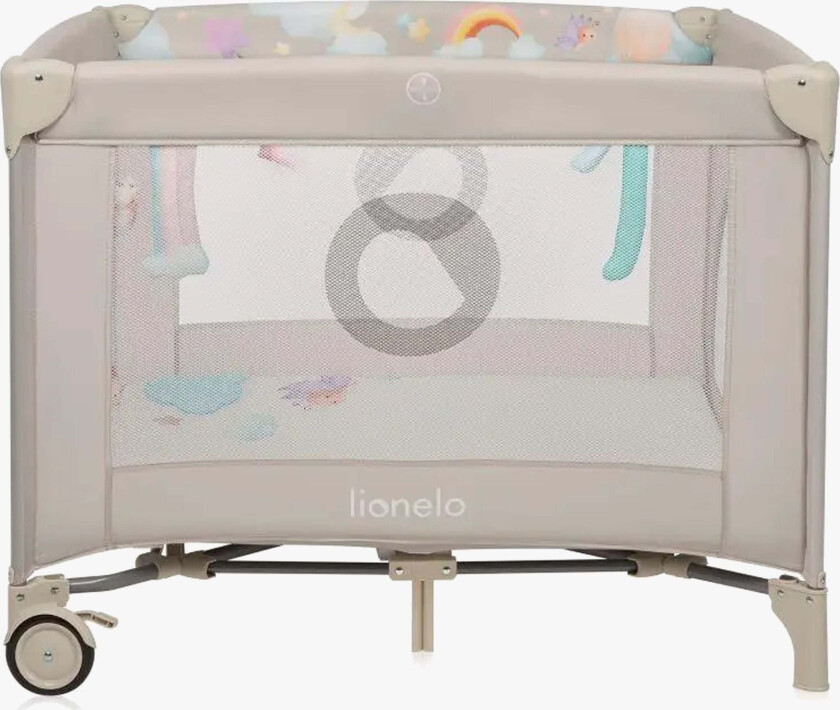 MILLE PLUS Lekegrind, Grey Beige - Reisesenger - Stål,Plast,Polyester