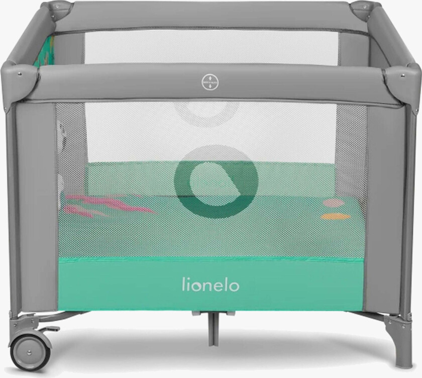 MILLE PLUS Lekegrind, Grey Green - Reisesenger - Stål,Plast,Polyester