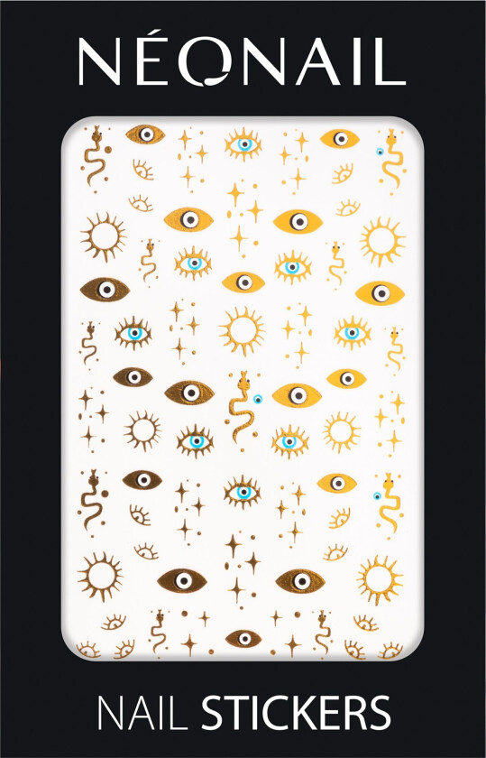 Let Them Glow Nail Stickers Boho Gold