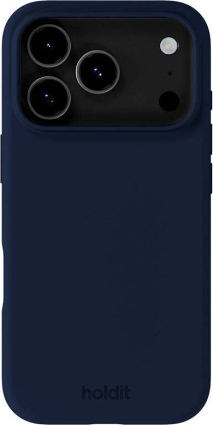 iPhone 17 Pro Soft Touch Silikon Deksel - Midnight Blue