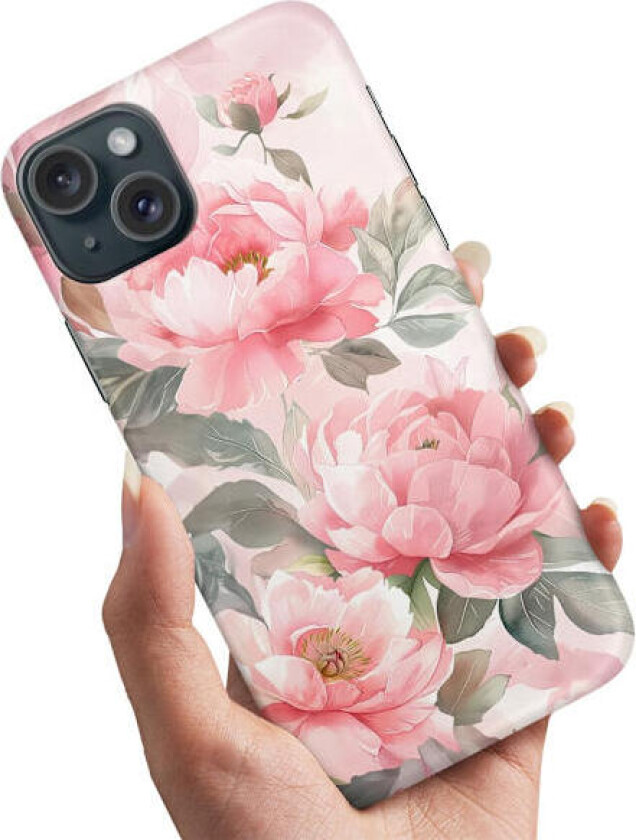 iPhone 15 - Deksel/Mobildeksel Flowers