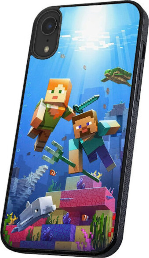 iPhone XR - Deksel/Mobildeksel Minecraft