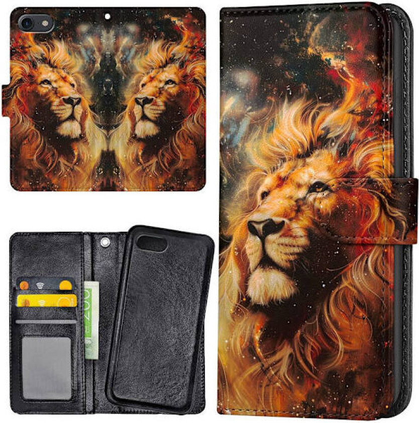 iPhone 16e - Lommebok Deksel Lion