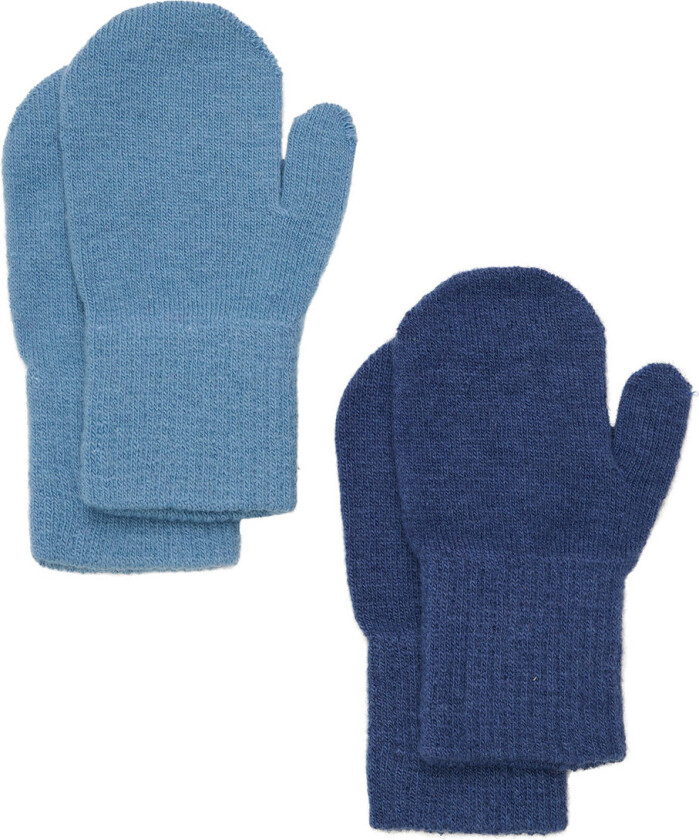 Votter - Ull/Nylon - Strikk - 2-pack - Oseania - - 3-6 år - Votter