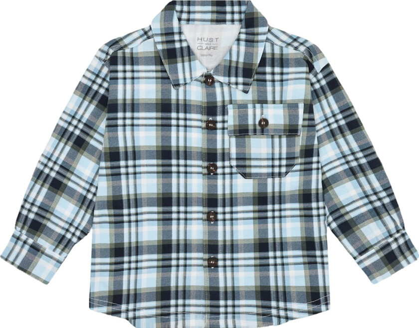 Skjorte - HcRavn - Iron Blue - - 6 år (116) - Skjorte