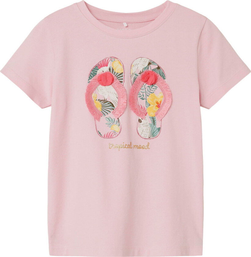 T-skjorte - NmfPfransisca - Parfait Pink - - 1½ år (86) - T-skjorte