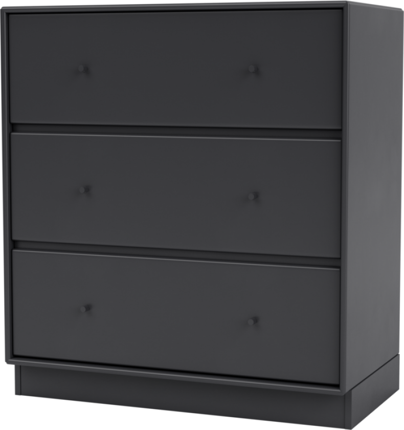 Selection CARRY Kommode Antrasitt Flervalg -Sokkel 7 cm
