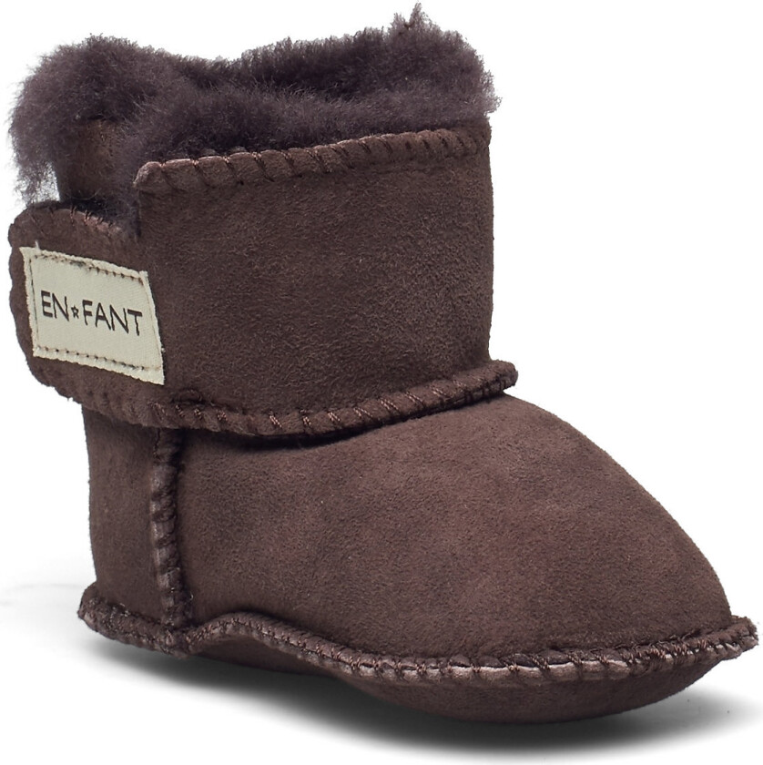 Sheepskin Bootee - Brown - 104