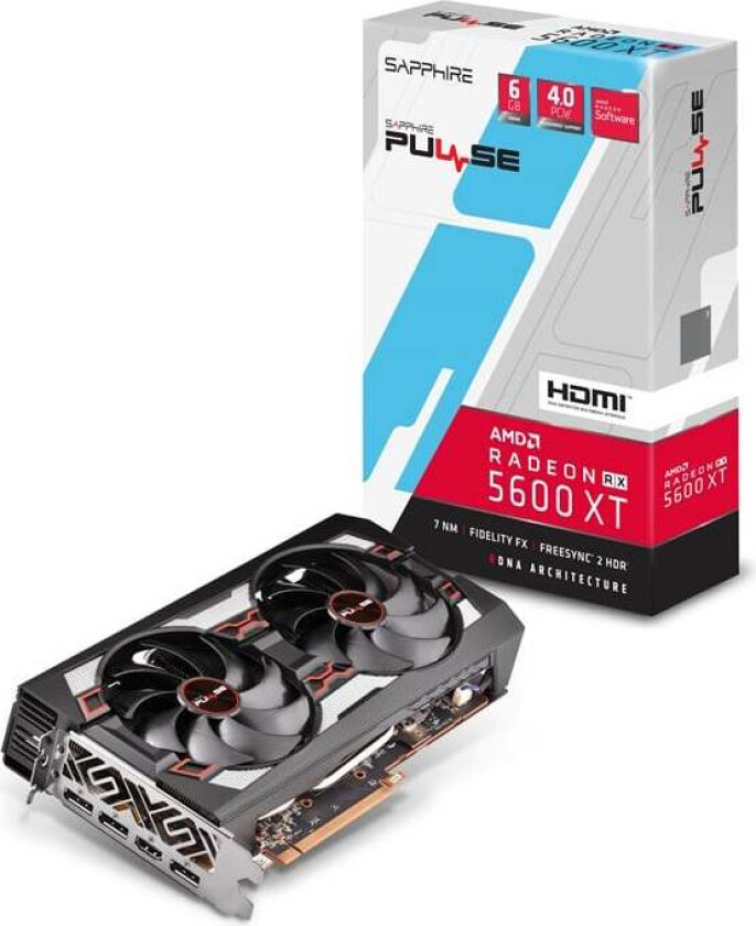 Radeon RX 5600 XT Pulse - 6GB GDDR6 RAM - Grafikkort