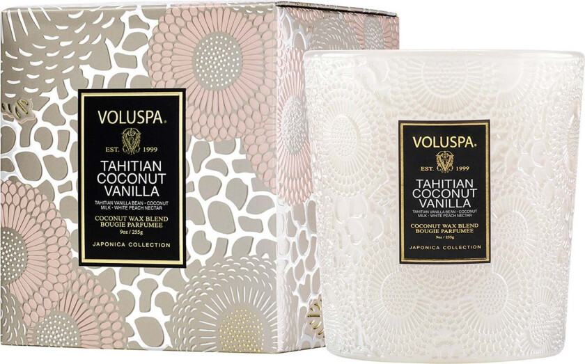 Classic Boxed Candle Tahotian Coconut & Vanilla - 255 g