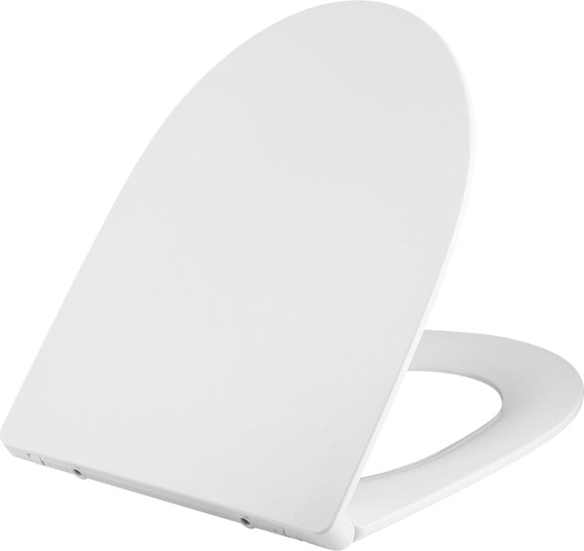 Edge Slim Toalettsete - Universalsete Hvit