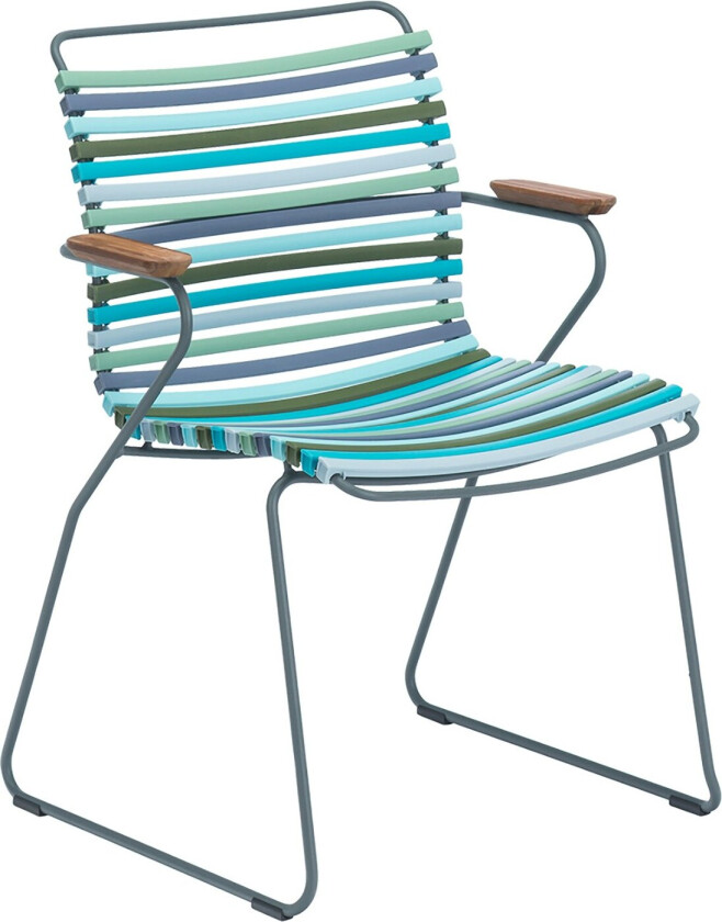 Click Spisestol - Hagestoler Plast Green Mix - 10801-8418