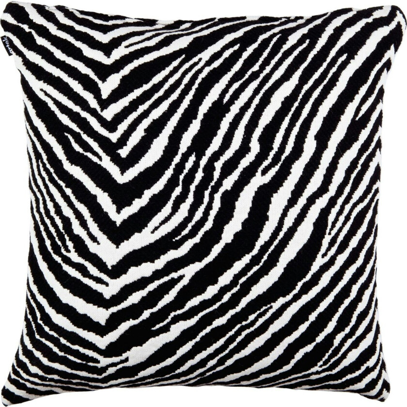 Zebra Putetrekk 50x50 Cm - Pynteputer & Trekk Ull Sort - 28603910