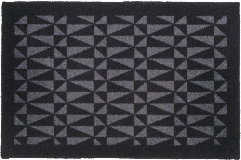 Graphic Dørmatte 60x90cm /Grå - Dørmatter Polyamid Sort - 00544