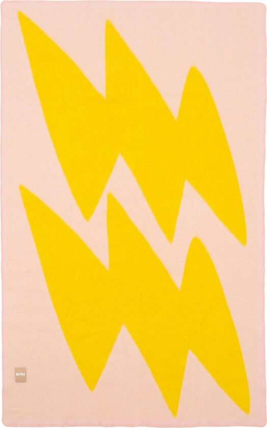 Flash Pledd 130x200 Cm Lemon - Pledd & Tepper Norsk Lammeull Sitrongul - 16-300