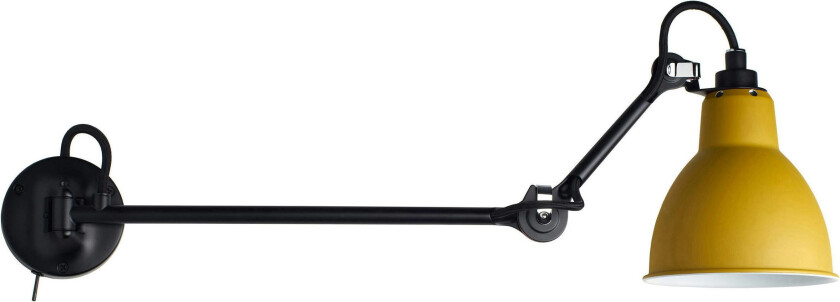 Dcwéditions Lampe Gras N°204 L40 Sw Vegglampe - Vegglamper Stål Gul - 204 L40 SW BL-YEL