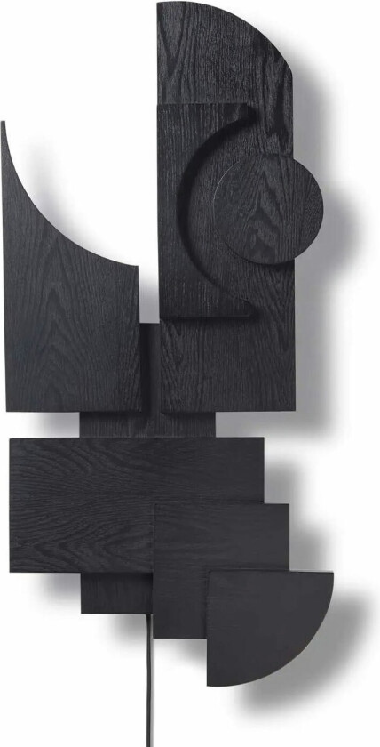 Please Wait To Be Seated Totem Deco Vegglampe - Vegglamper Askefiner Sort - 1002700