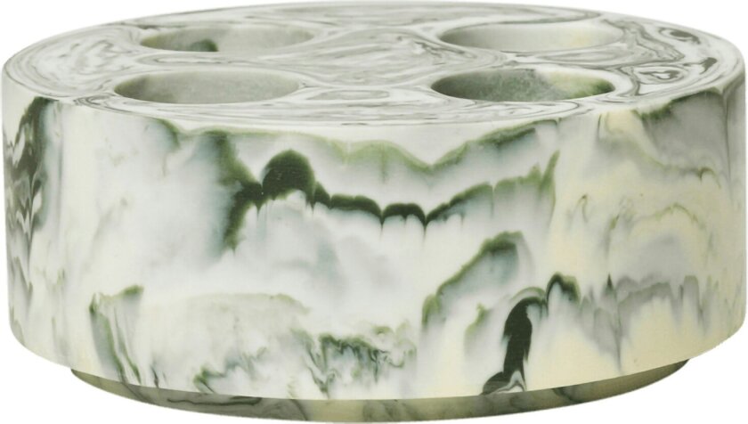 Mist Tannbørsteholder / Emerald - Tannbørsteholdere Harpiks Off-White - 1104271139