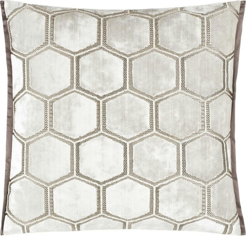 Manipur Pute 43x43 Cm - Pynteputer & Trekk Bomull Oyster - CCDG0813