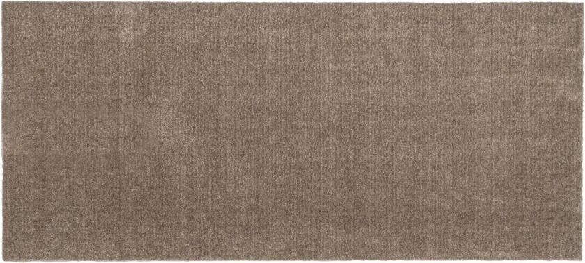 Unicolor Dørmatte Sand / 67x150 Cm - Ensfargede tepper Vinyl Beige - 00604