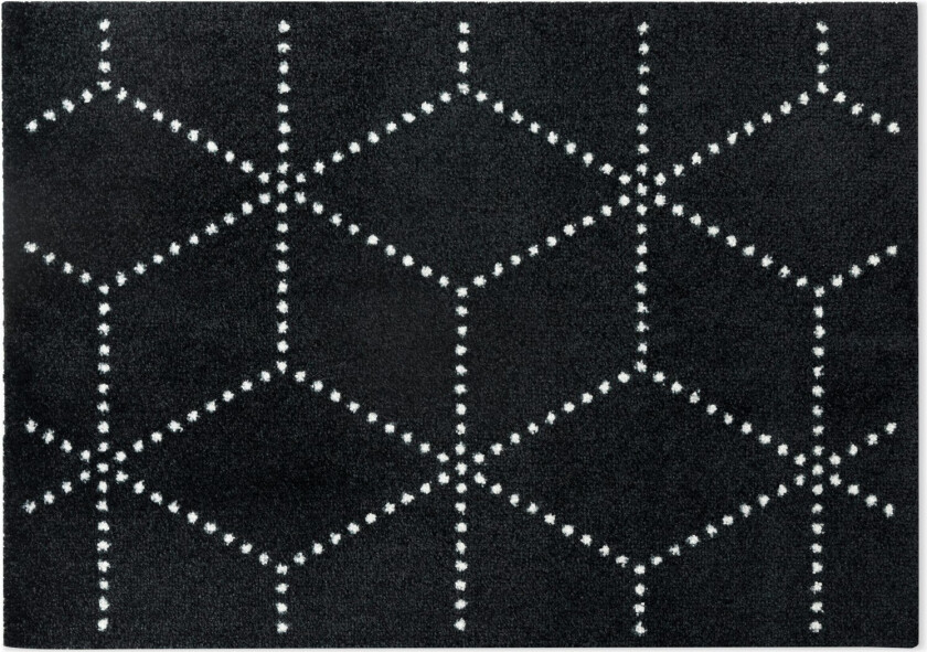 Hagl Dørmatte 60x85 Cm - Dørmatter Resirkulert Pet Sort - 50140