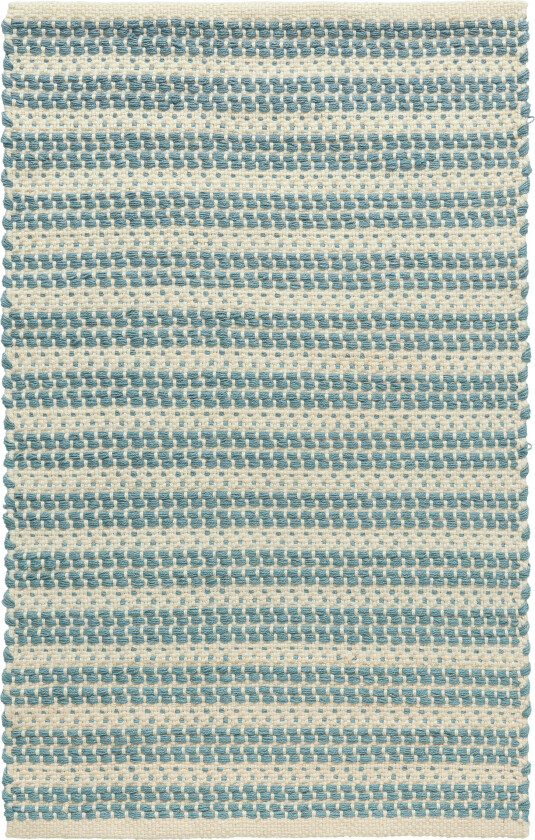 Dune Plastmatte 60x90 Cm Dusty Blue / - Dørmatter Resirkulert Pet Off-White - 421992