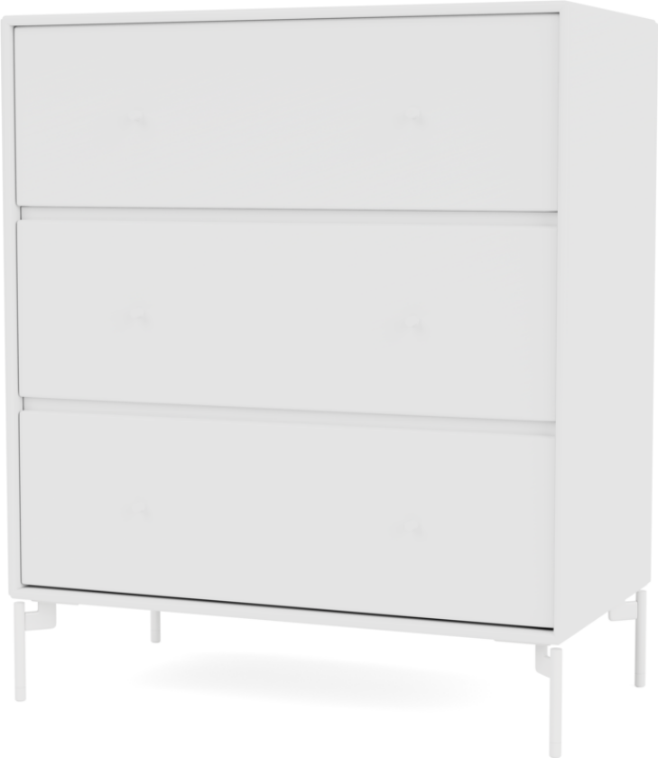 Selection CARRY Kommode New White Flervalg -Ben - Snø