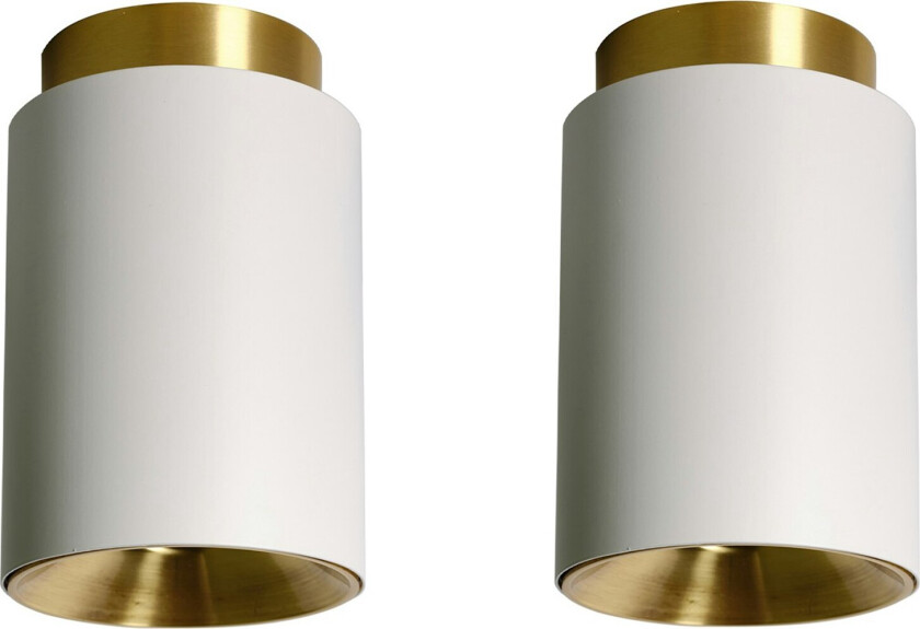 Dcwéditions Tobo C85 Spotlight 2-pk - Spotlights Stål Hvit - TOBO C85 DUO WHITE WHITE