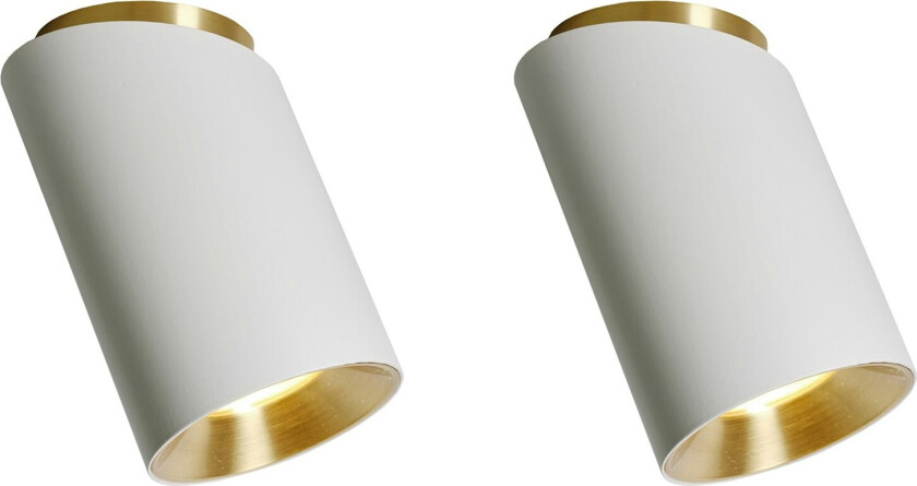 Dcwéditions Tobo C85 Spotlight Diagonal 2-pk - Spotlights Stål Hvit - TOBO C85 DIAG DUO WHITE WHITE