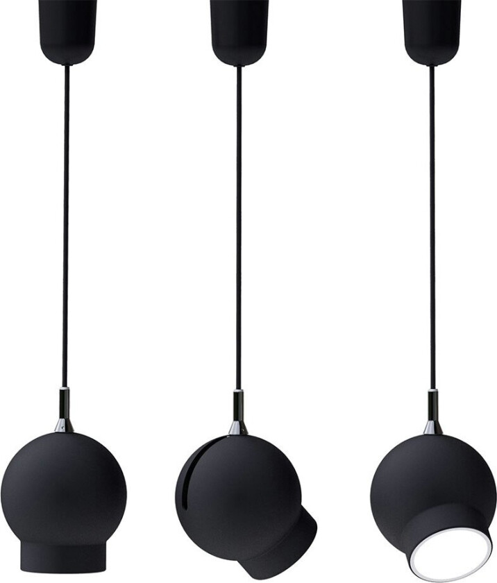 Ateljé Lyktan Ogle Pendel 15 Cm - Pendellamper Aluminium Sort - 209770