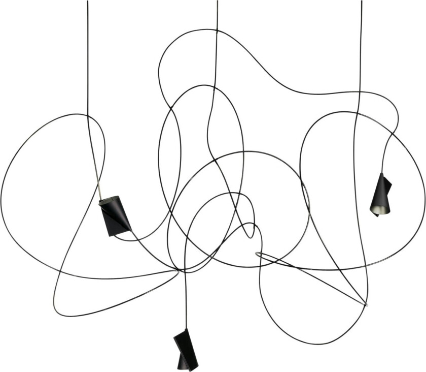 Signature 3 Pendel - Pendellamper Plast Sort - 1480300