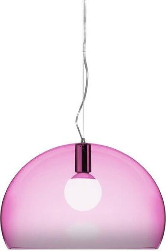 Fl/y Pendel 52 Cm - Pendellamper Resirkulert Pmma Rosa - 9030K7