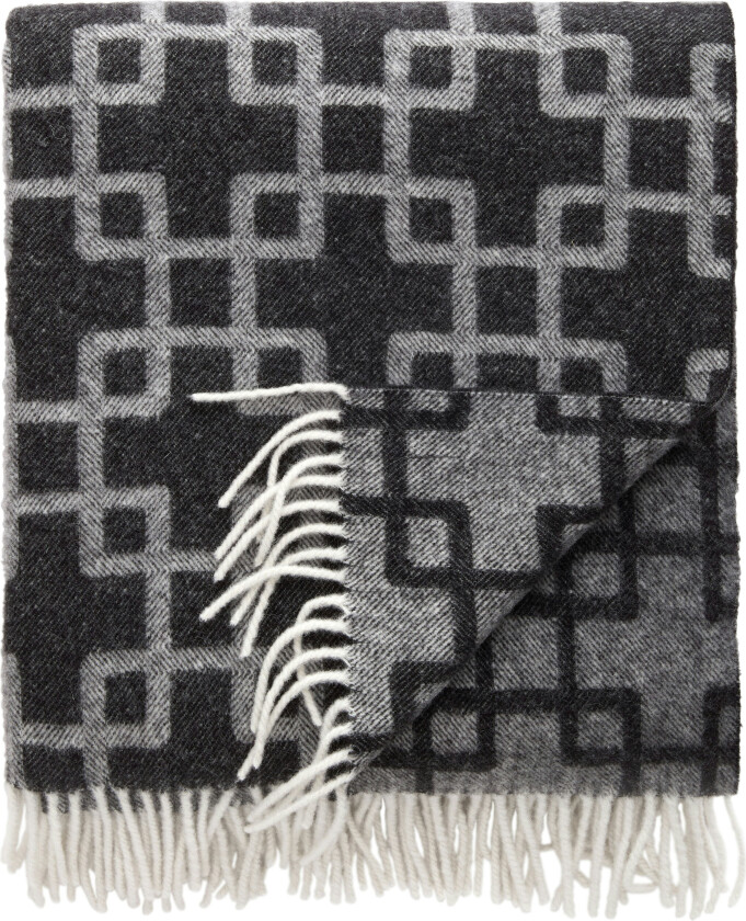 Desert Pledd 130x180 Cm Elegance - Pledd & Tepper Ull Grå - 7340149805436