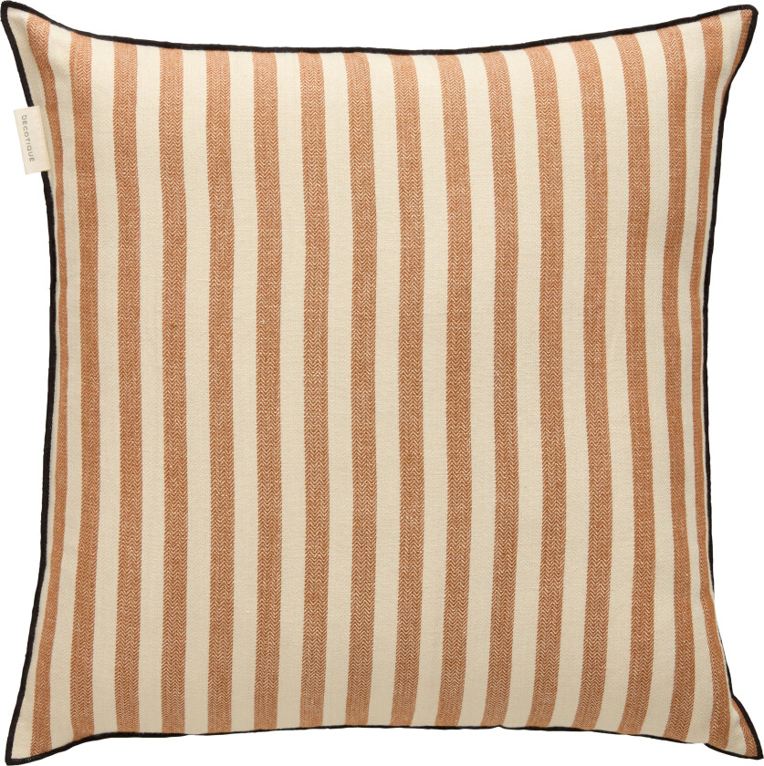 Outline Stripe Pute 50x50 Cm - Pynteputer & Trekk Bomull Brun - 398090