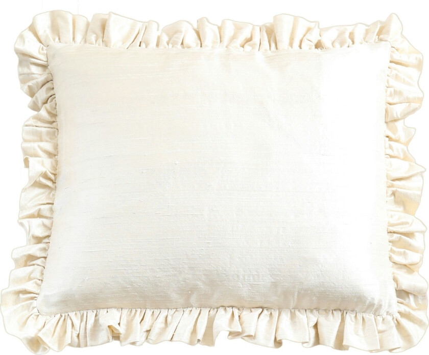 Ruffle Pute 50x60 Cm - Pynteputer & Trekk Lin Creme - CUL181
