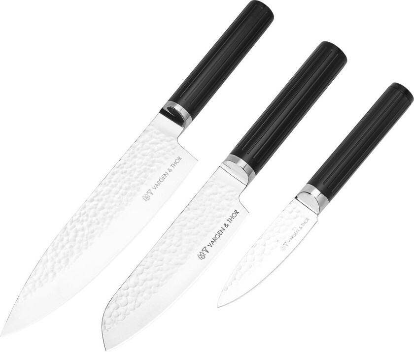 Glima Knivsett Steel 3 Deler - Knivsett Rustfritt Stål - 60234893