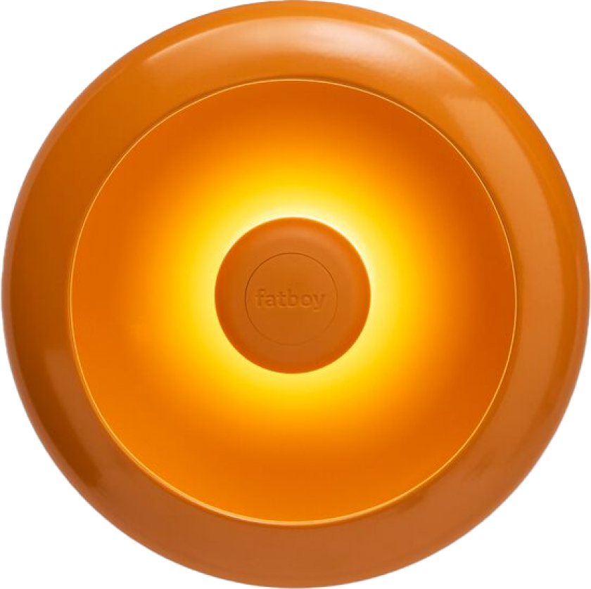 Oloha Small Portabel Lampe - Fasadebelysning Aluminium Sunny Orange - 107323
