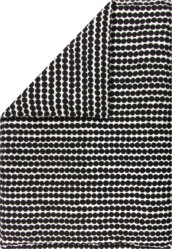 Räsymatto Dynetrekk Hvit / 210x210 Cm - Dynetrekk Bomull Sort - 074211-190