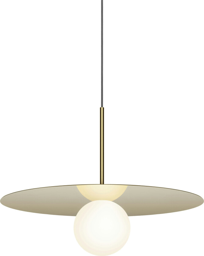 Bola Disc Pendel 45,7 Cm - Pendellamper Rustfritt Stål Messing - BOLA-18-DTW-BRA-EU