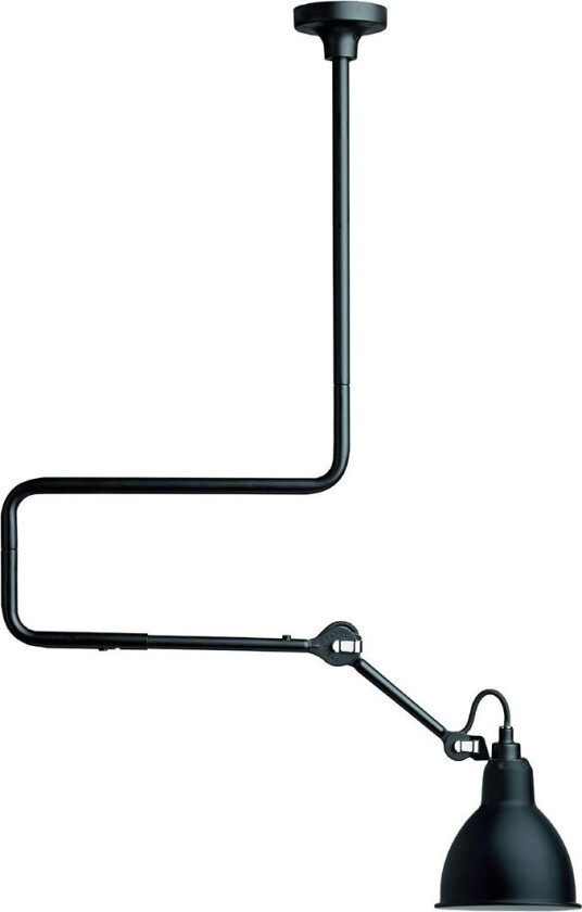 Dcwéditions La Lampe Gras N°312 Taklampe Svart - Plafonder Stål Sort - 312 BL-BL ROUND
