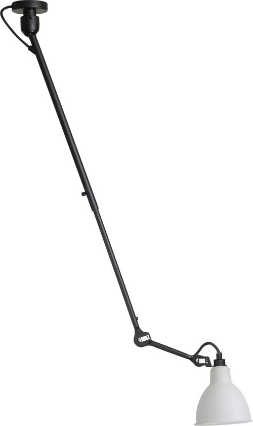 Dcwéditions Lampe Gras N°302 Taklampe Svart / Frostet Glass - Plafonder Stål Sort - LG-302 BL-GL