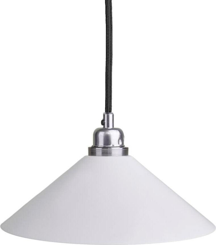 Cone Pendel 25 Cm - Pendellamper Pulverlakkert Aluminium Hvit - 92830