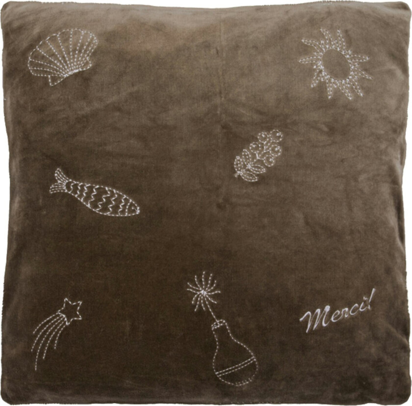 Play Putetrekk 50x50 Cm - Pynteputer & Trekk Bomull Brun - 900000290